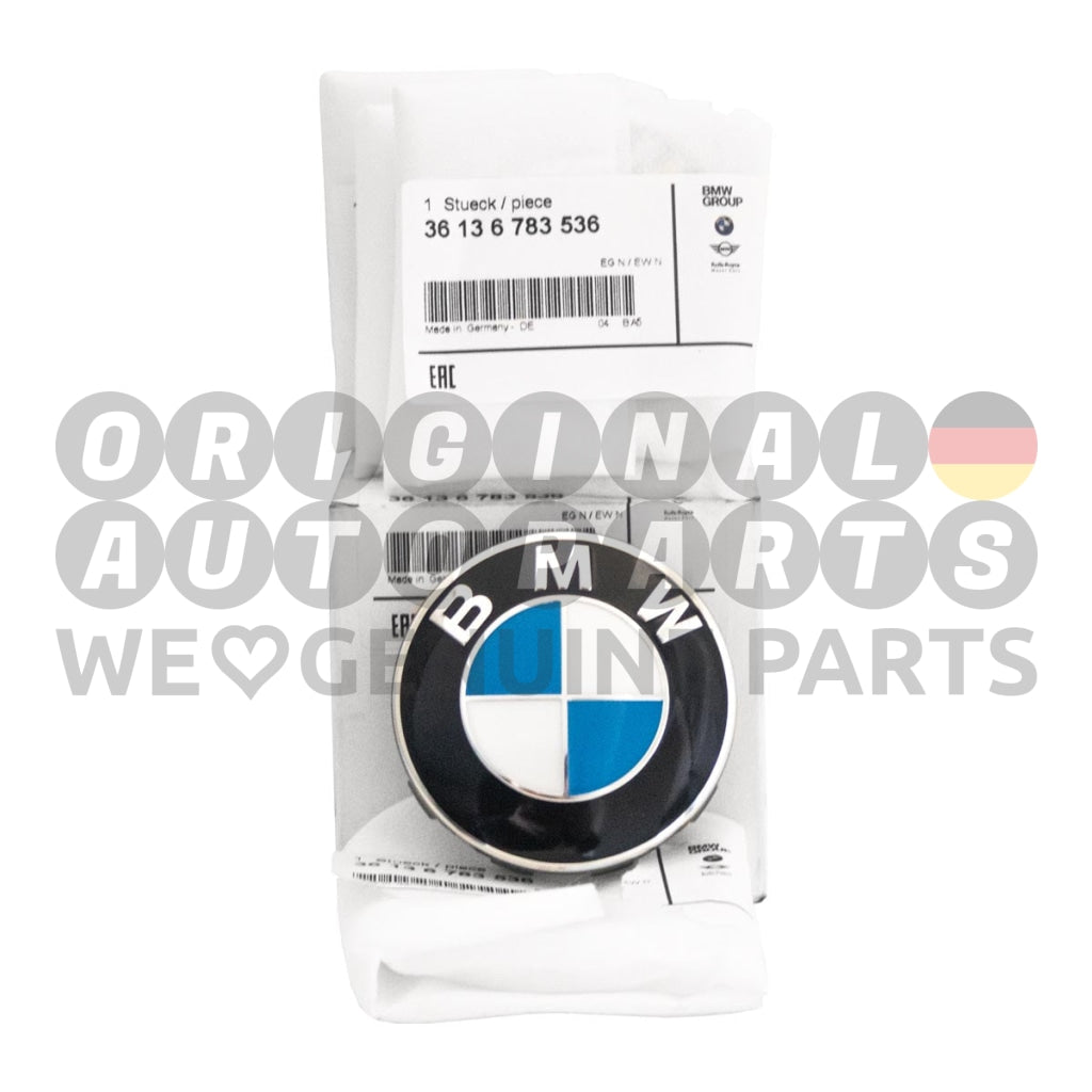 Genuine BMW Hub Cap Cover Set 4pcs. 68mm 36136783536