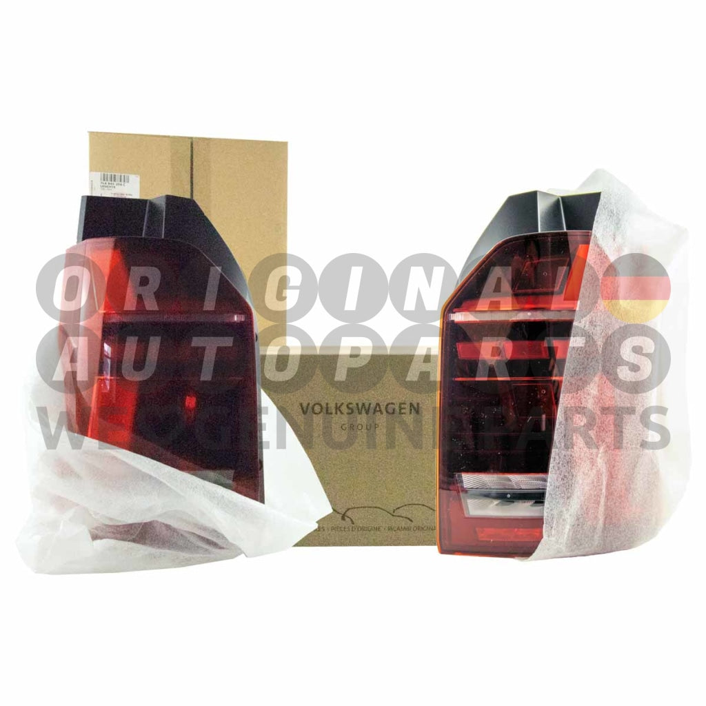 Genuine VW Volkswagen Multivan Transporter T6.1 T 6.1 Rear Tail Lights LED Dark Edition T6 retrofit 7LA945207C (7LA945207A) 7LA945208C (7LA945208A)